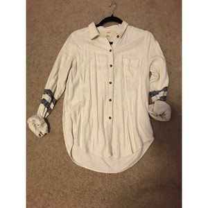 Long Sleeve Button Up Hollister Shirt - Size Small